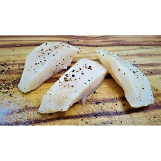 Wild Raw Halibut Cheeks - 200g